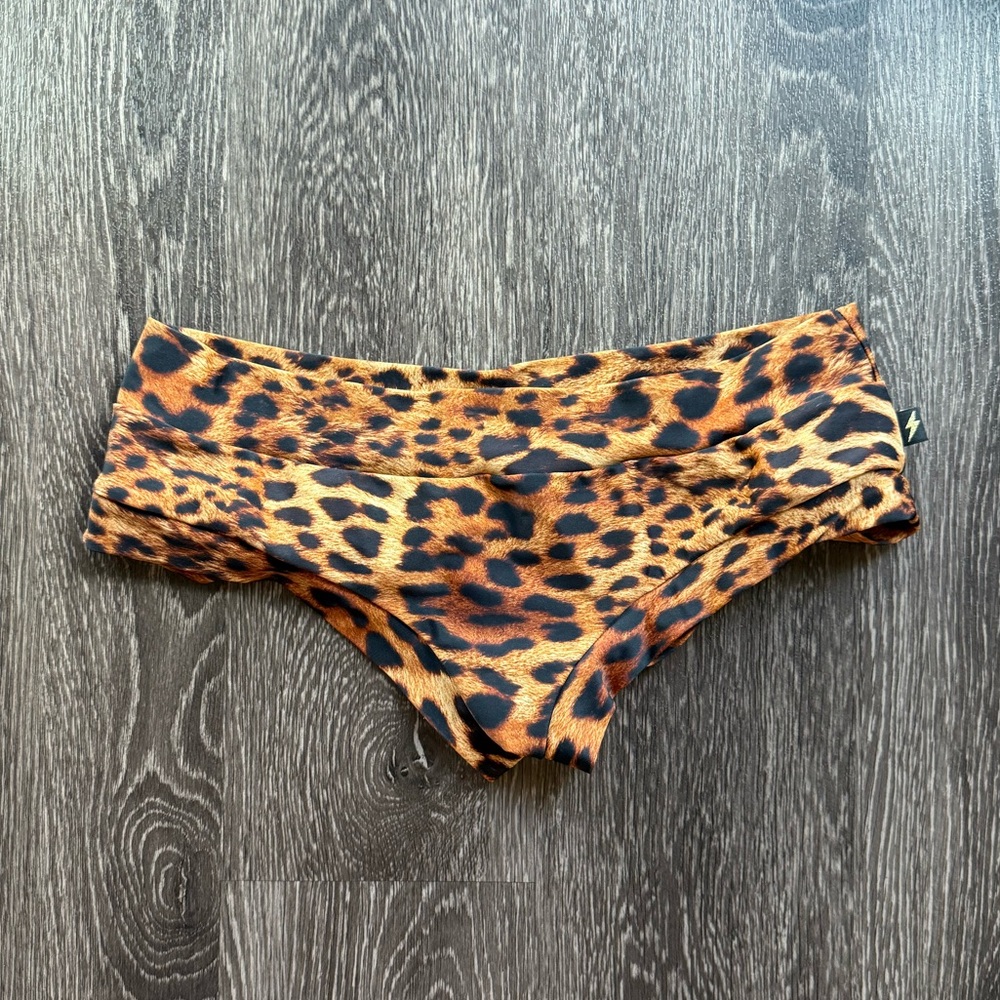 Cleo the Hurricane Leopard Print Hot Pants